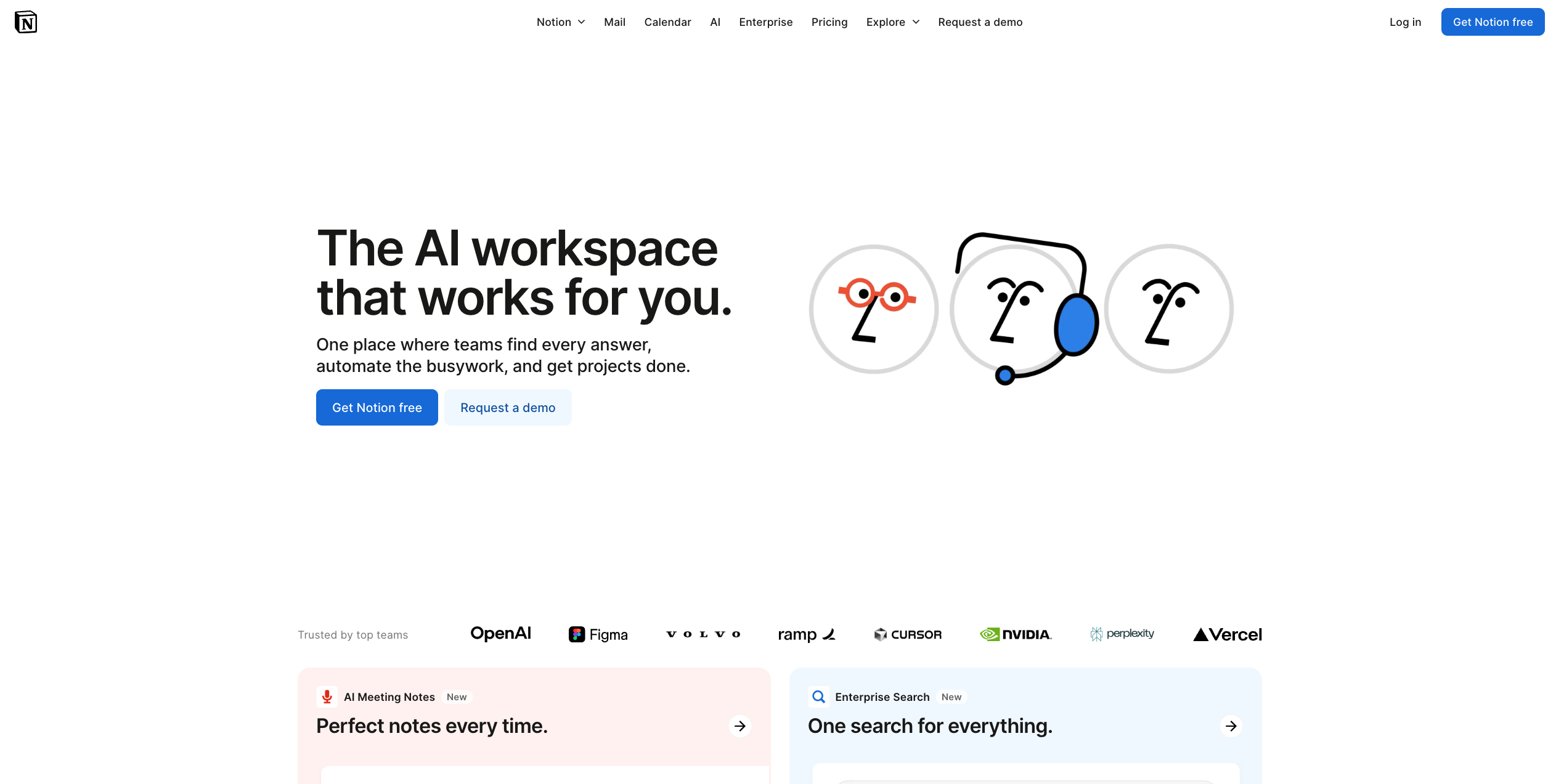 Notion screen
