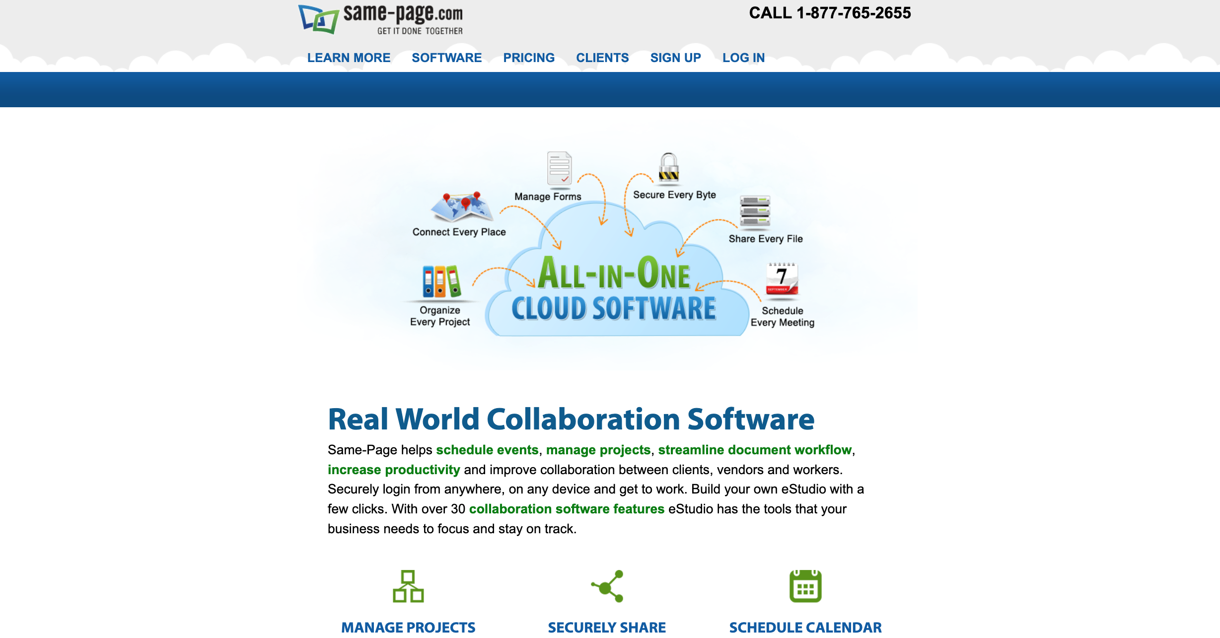 Same Page screen
