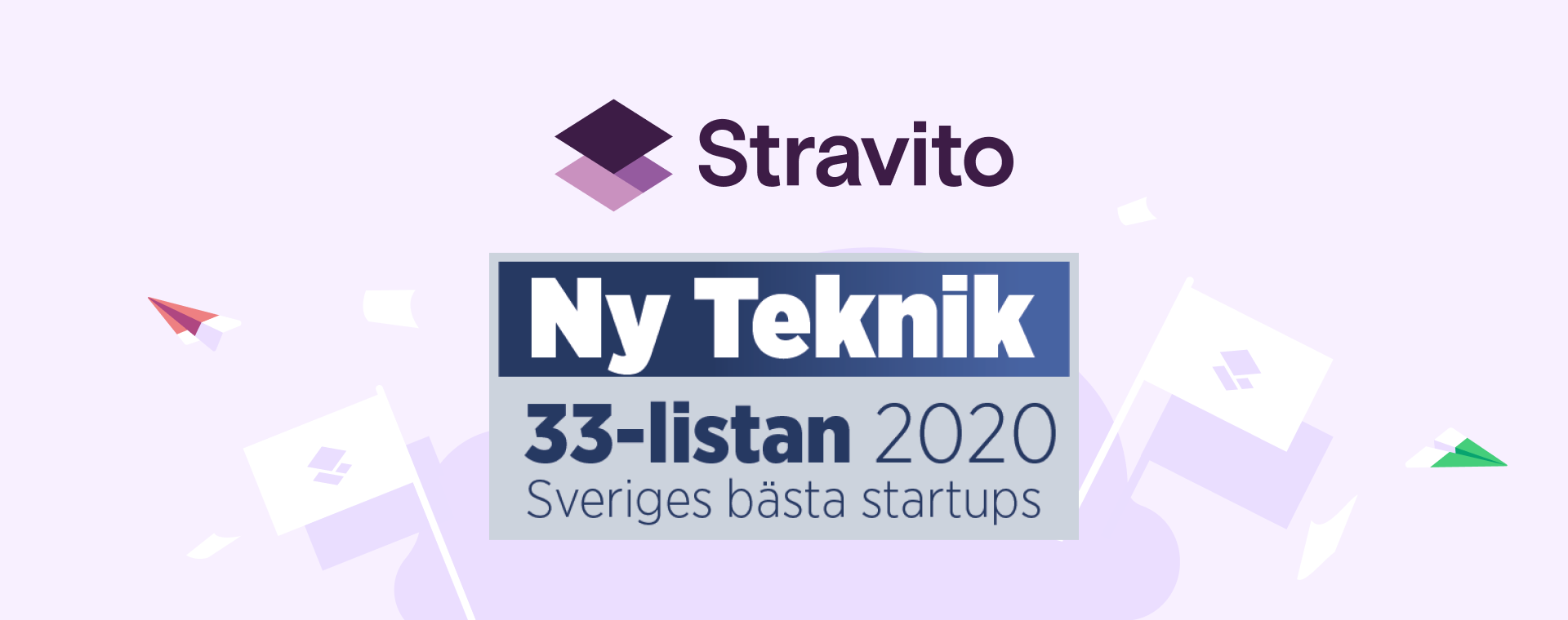 Stravito named a top startup in 2020 by 33-Listan and Ny Teknik