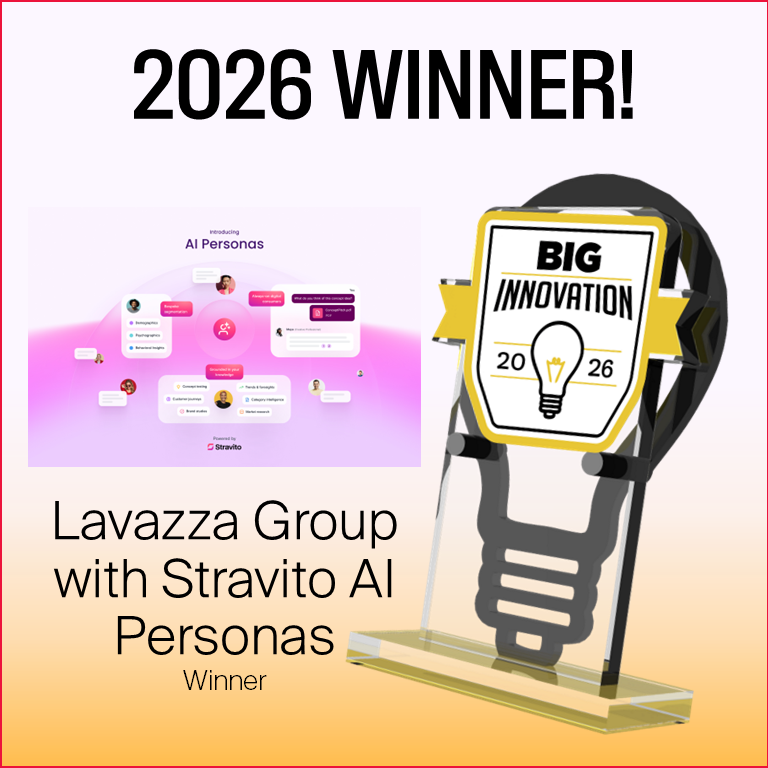 2026 BIG innovation winner: Lavazza Group with Stravito AI Personas