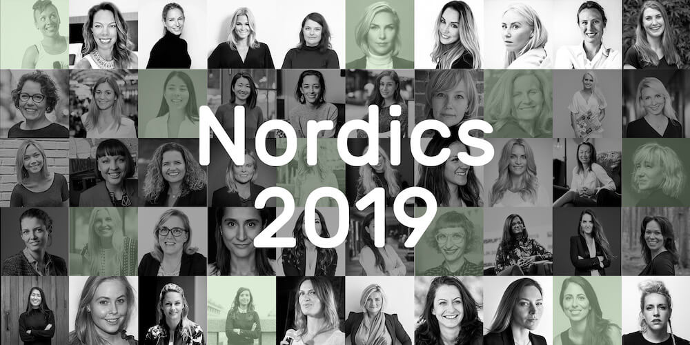 The winners of the Inspiring Fifty Nordics 2019