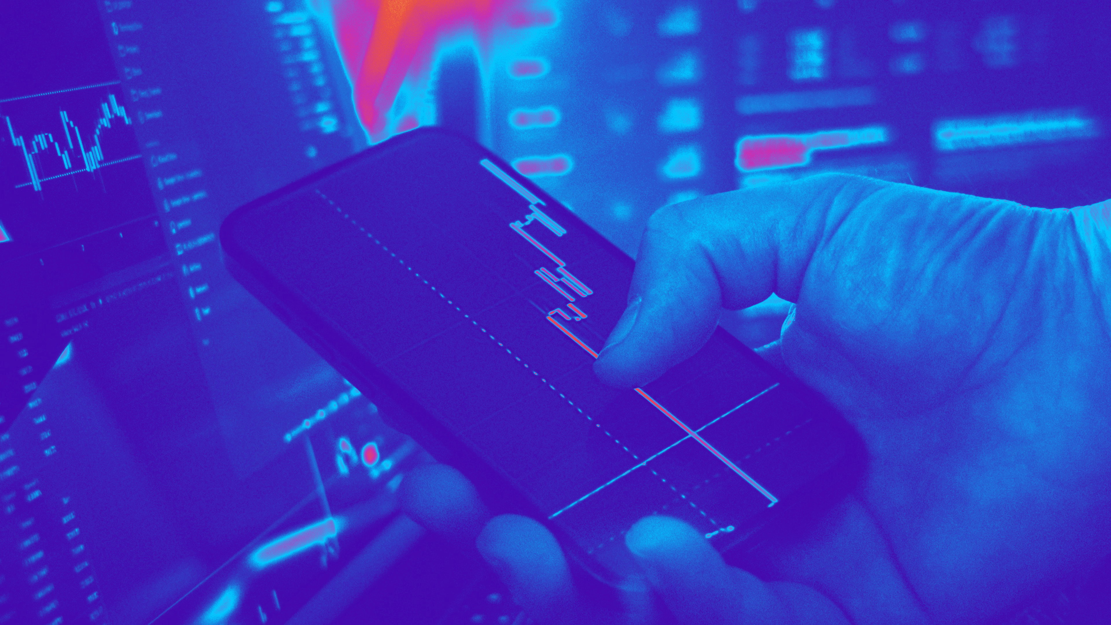 Financial Services app on mobile device. Photo by Jakub Zerdzicki