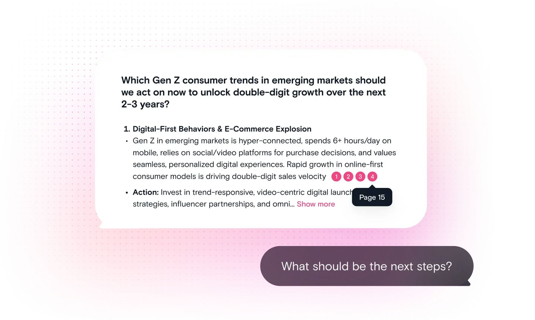 AI Assistant product preview
